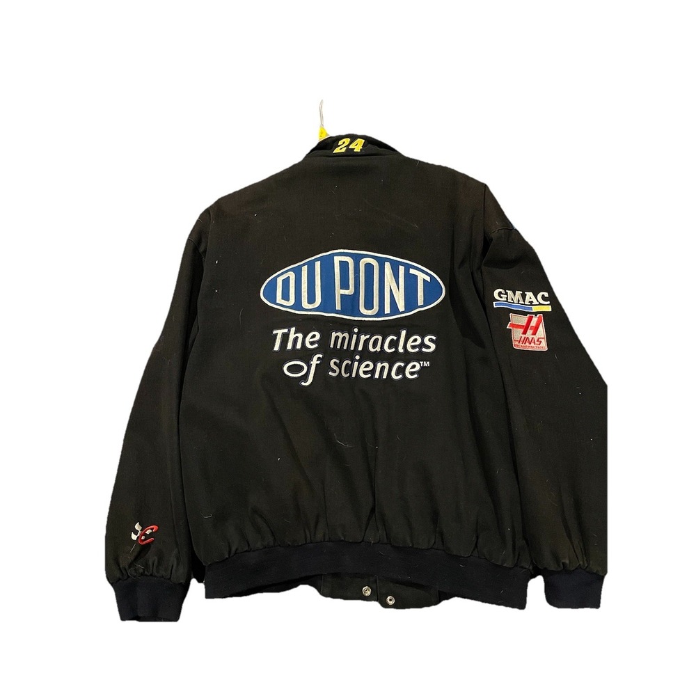 Black Vintage Jeff Gordon Jacket Size XL, Early 2000s, Dupont - Picture 6 of 6
